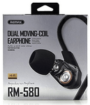 AA-7002 Remax RM-580 slúchadlá Black