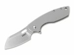 CRKT CR-5315 PILAR® LARGE SILVER vreckový nôž 6,8 cm, celooceľový