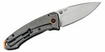 CRKT CR-2522 Tuna Compact Silver vreckový nôž 6,9 cm, Stonewash, čierna, G10