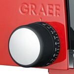GRAEF S10003EU Elektrický krájač SKS 100 červená farba, zúbkovaná čepeľ