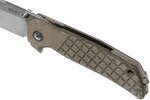 MKM MK MM-GCT MAXIMO vreckový nôž 8,2 cm, Stonewash, titán, zelená Canvas Micarta