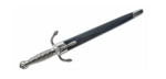 Cold Steel 88CLMD Colichemarde Dagger dýka 29,8 cm, ocel, kožené pouzdro