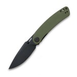 Kubey KU344G Momentum zsebkés 8,7 cm, Dark Stonewash, zöld, G10, csat