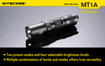 MT1A Nitecore Rechargeable Tactical Flashlight