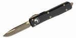 Microtech 121-13AP Ultratech Bronze Standard automata kés 8,8 cm, Apokaliptikus, fekete, alumínium