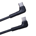 Maxlife MXUC-09 úhlový kabel USB-C - USB-C 1,0 m 60W černá (OEM0101210)