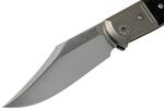 GT01 GBK LionSteel Niolox blade, Black G10 Handle, Titanium Bolster & liners