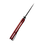 S22043B-4 Sencut ArcBlast piros alumínium fogantyú fekete 9Cr18MoV pengegombzár