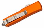 Microtech 232-10OR UTX-85 Standard Orange automatický nůž 7,6 cm, Stonewash, oranžová, hliník