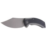 We Knife WE19022F-1 Snick zsebkés 8,8 cm, Stonewash, titán, fekete G10