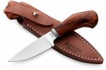 LionSteel WL1 ST Willy nůž do přírody 6,5 cm, olivové dřevo, kožené pouzdro 