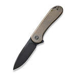 We Knife WE18062X-4 Elementum zsebkés 7,5 cm, Black Stonewash, bronz, titán