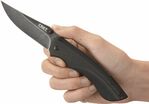 CRKT CR-4123K BURNOUT™ BLACKOUT kapesní nůž s asistencí 9,3 cm, Black Stonewash, G10