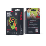 Maxlife MXWT-100 walkie talkie 300 méteres hatótávolsággal, 3 csatornával, narancs-zöld (OEM0200599)