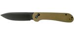 CIVIVI C2103B Button Lock Elementum Olive Stonewash kapesní nůž 8,9cm, černo-olivová, Micarta