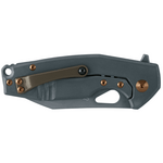 FOX Kések FX-527 TIPVD Yaru PVD Stonwash zsebkés 7 cm, titán, bronz