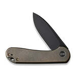 We Knife WE18062X-4 Elementum zsebkés 7,5 cm, Black Stonewash, bronz, titán