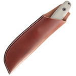ESEE-RB3-BO ESEE Black Oxide Coating, Leather Pouch Sheath