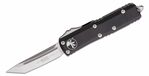 Microtech 233-4 UTX-85 Satin Standard Tanto automata kés 7,6 cm, fekete, alumínium