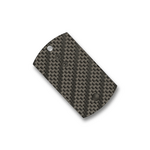 Spyderco C188CFBBKP Dog Tag Folder nyak zsebkés 3,1 cm, fekete, szénszálas, G10