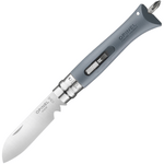 OPINEL 001792 VRI N°09 DIY Szürke multifunkcionális zsebkés 8 cm, szürke, polimer
