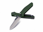 Benchmade 9400 Osborne Satin automatický nôž 8,6 cm, zelená, hliník, Reverse Tanto