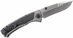 SOG-SW1011-CP SIDESWIPE - GREY TINI vreckový nôž 8,6 cm, čierno-šedá, hliník, GRN