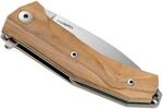 KUR UL LionSteel Liner Lock Sleipner Blade, OLIVE WOOD handle, IKBS