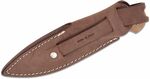 WL1  CVN LionSteel Fixed knife m390 blade NATURAL Canvas handle, Ti guard, leather sheath