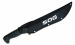 SOG-MC04-N SOGFARI - 10" machete 25,4 cm, fekete, TPR, nylon tok