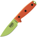 ESEE-3PM-VG ESEE Venom zöld penge, fekete hüvely, narancssárga G10 fogantyú