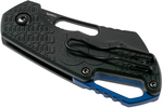 MKM MK FX03-2PBK ISONZO Cleaver zsebkés 4,9 cm, Idroglider, fekete, FRN