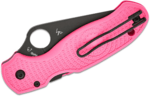 C223PPNBK Spyderco Para 3 Pink Lightweight Black Blade Living Beyond Breast Cancer Reveal 14