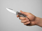 Böker Plus 01BO197 Aphex Mini kapesní nůž 7,6 cm, titan, uhlíkové vlákno, spona