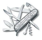 Victorinox 1.3713.T7 Huntsman SilverTech multifunkční nůž 91 mm, transparentní, 15 funkcí