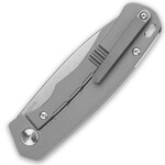 QSP Knife QSP127-D2 Puffin Titanium CF kapesní nůž 7,6 cm, satin, šedá, titan, uhlíkové vlákno