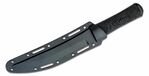 CRKT CR-2907K HISSATSU™ BLACK taktický nôž 18 cm, celočierna, GFN, guma, puzdro