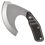 Gerber 30-001823 Downwind Ulu - Black lovecký nůž 12,3 cm, černo-šedá, G10, pouzdro