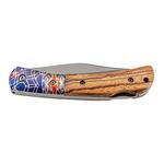 Herbertz 595511 vreckový nôž 8,4cm, drevo Zebrano, farebné kovanie