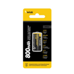 Technik TR1680 újratölthető akkumulátor 16340 RCR123 TR1680 800mAh 3.7V B1