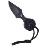 BF-753 FOX knives BLACK ARROW FIXED CLIP POINT BLADE STAINLESS STEEL 440C BLACK IDROG. SW,G10 BLAC