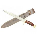 BW-26 Muela 260mm blade, coral pakkawood and brass guard and cap