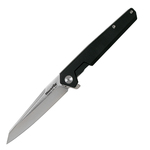 BF-743 FOX knives BLACK FOX JIMSON FOLDING KNIFE BLACK G10 HANDLE 440C SATIN BLADE