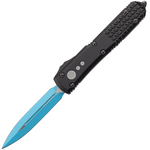 Microtech 122-1JK Ultratech Jedi Knight  automatický nôž 8,8 cm, modrá, čierna, hliník