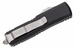 Microtech 232-4 UTX-85 Satin Standard automatický nôž 7,6 cm, čierna, hliník