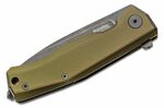 LionSteel MT01A GB Myto Old fekete/zöld zsebkés 8,3 cm, fekete, zöld, alumínium