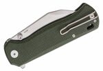 QSP Knife QS149-B1 Swordfish kapesní nůž 9,2 cm, Stonewash, zelená, Micarta, spona