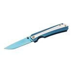 Herbertz 591811 jednoruční kapesní nůž 9cm, nerezová ocel, titanový povlak, modro-zlatá