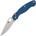 C36GPCBL2 Spyderco MILITARY 2 COBALT BLUE G-10 CPM SPY27 PLAINEDGE