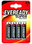 Energizer Eveready Super Heavy Duty AA R6 / 4 1,5V 4ks 7638900083590